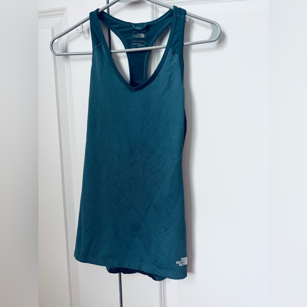 The North Face. XS. Blue tank top